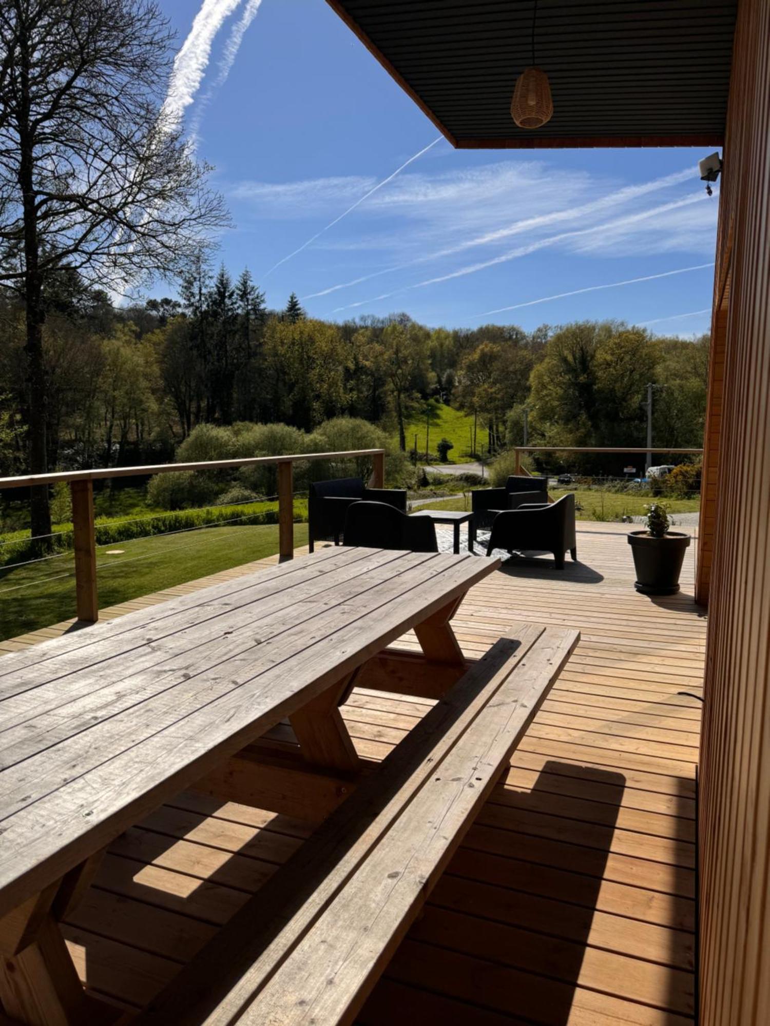 Villa L Antre De Kergoff Caurel  Esterno foto